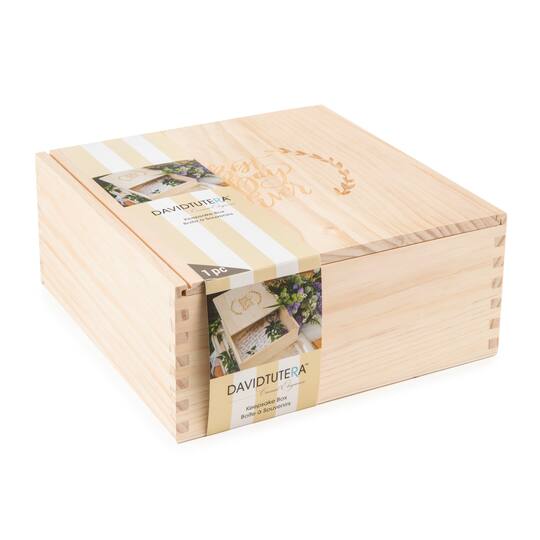 Get The David Tutera Unfinished Wood Keepsake Box At Michaels